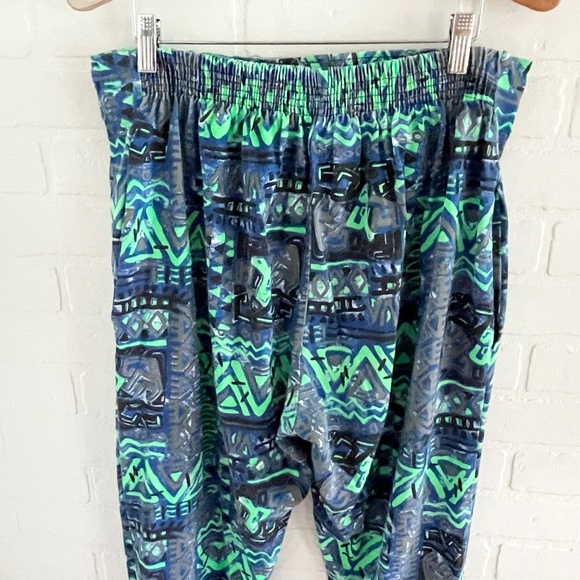 Vintage 80s 90s Touch & Match Sportswear Muscle pants Parachute Neon MC Hammer - Picture 6 of 11